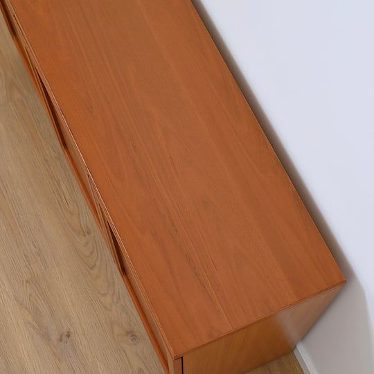 Mid Century Teak Sideboard LP Record Cabinet by Chiswell