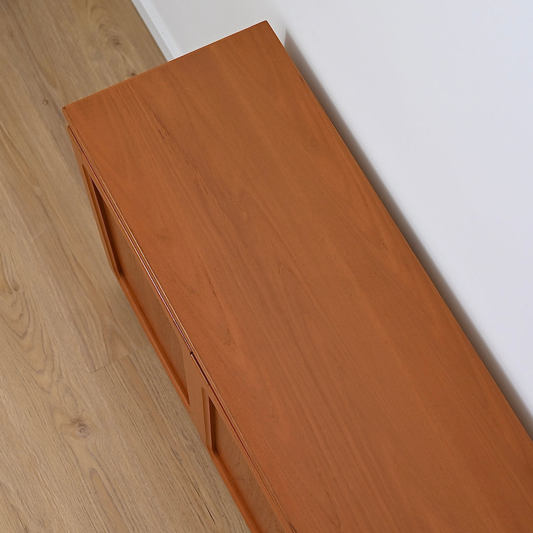 Mid Century Teak Sideboard LP Record Cabinet by Chiswell