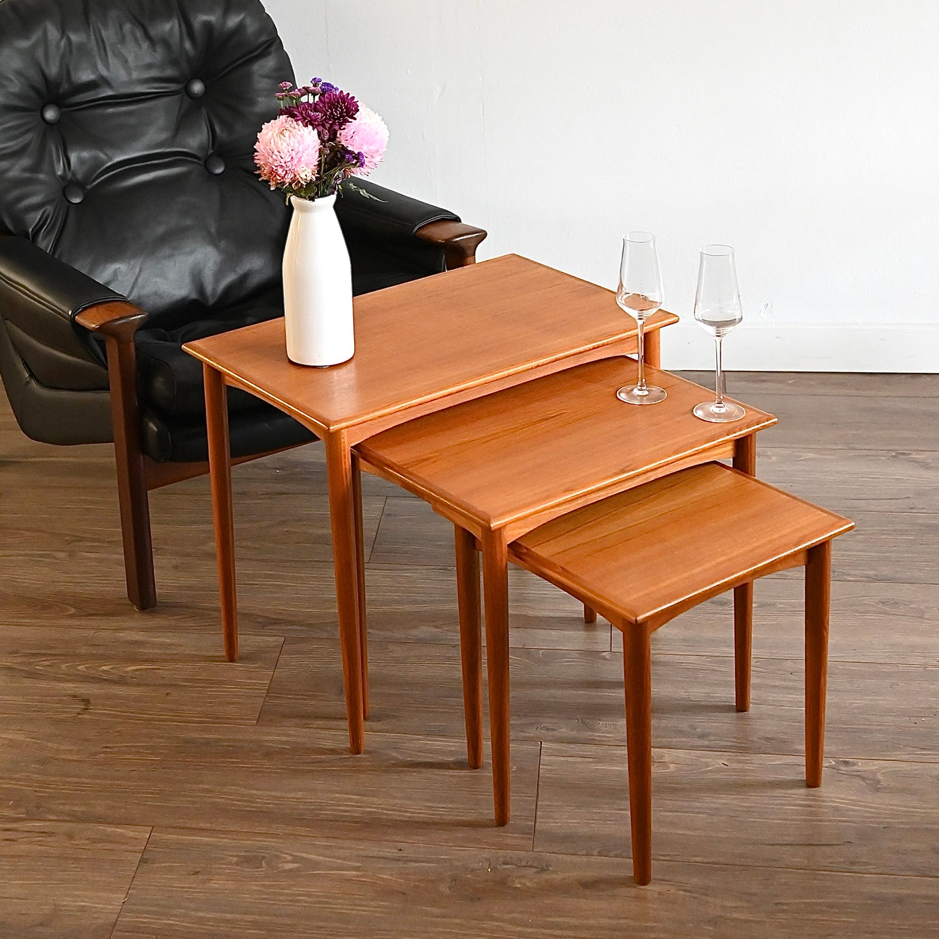 Parker Teak Nesting Side Tables