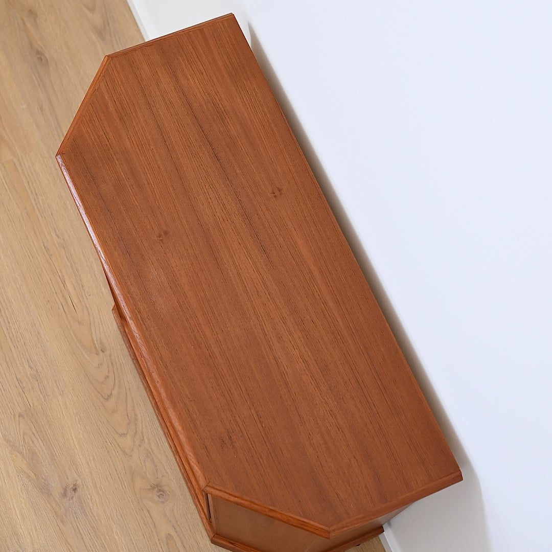 Parker Teak Mid Century Sideboard Console Hallway Cabinet