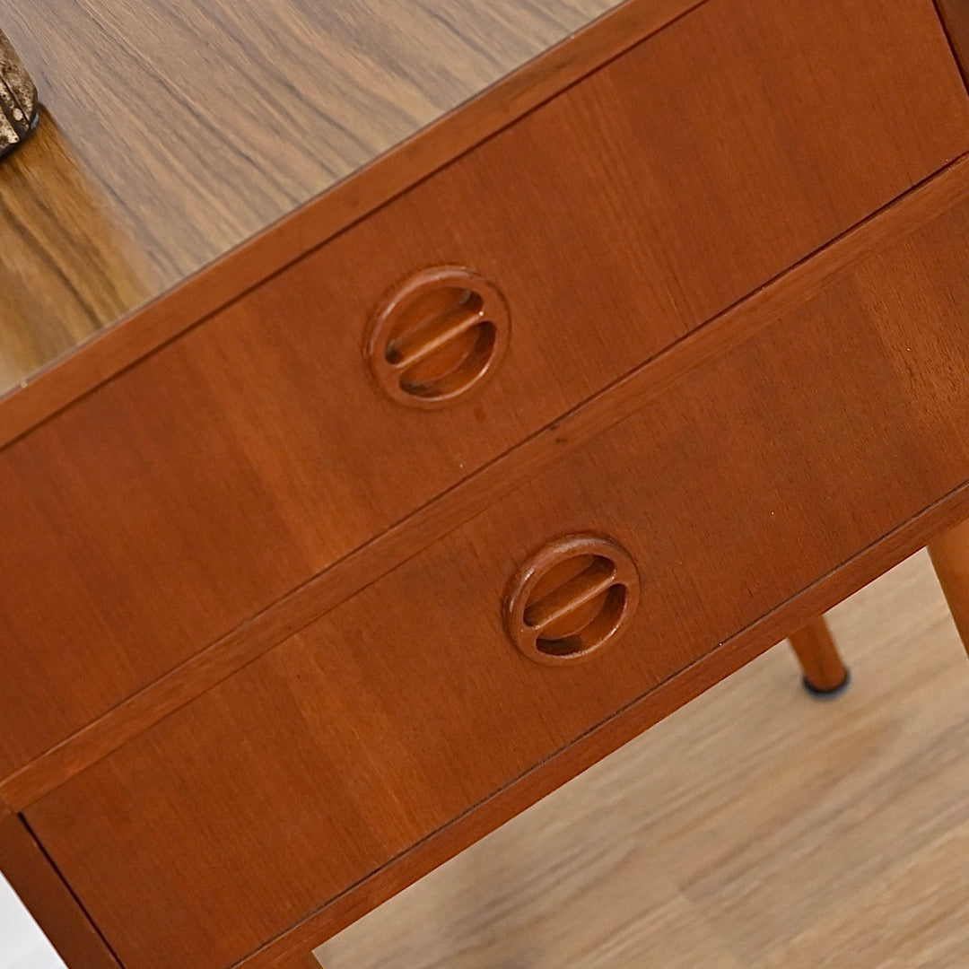 Mid Century Teak Bedside or Side Table by Burgess