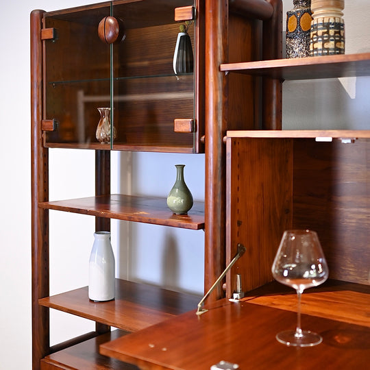 Retro 1980s Modular Wall Unit Shelving by Berryman