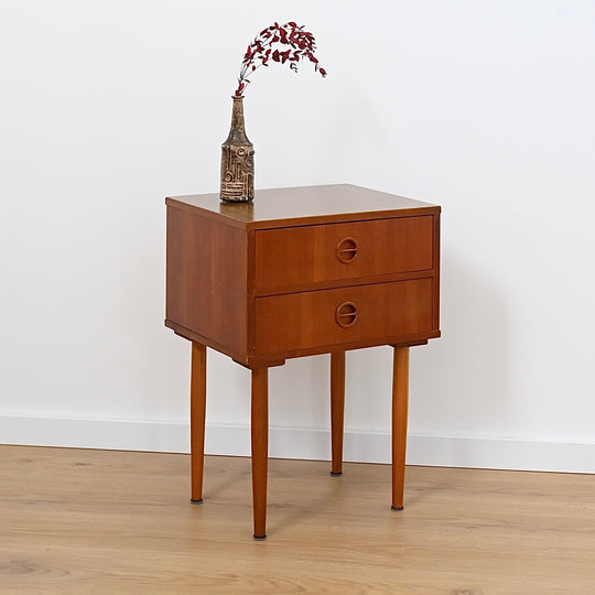 Mid Century Teak Bedside or Side Table by Burgess