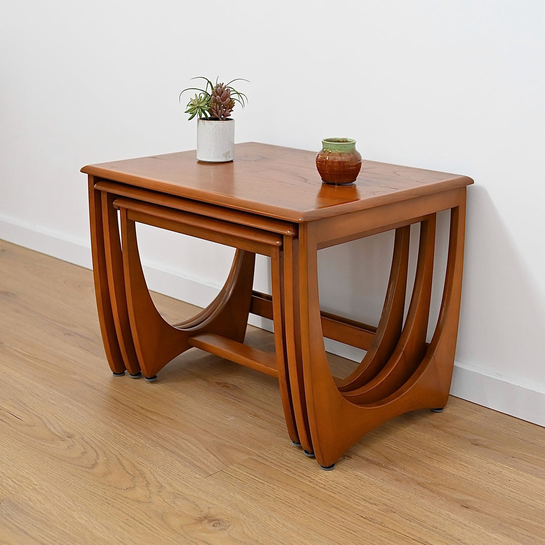 Mid Century Teak Coffee or Nesting Tables by Kalmar