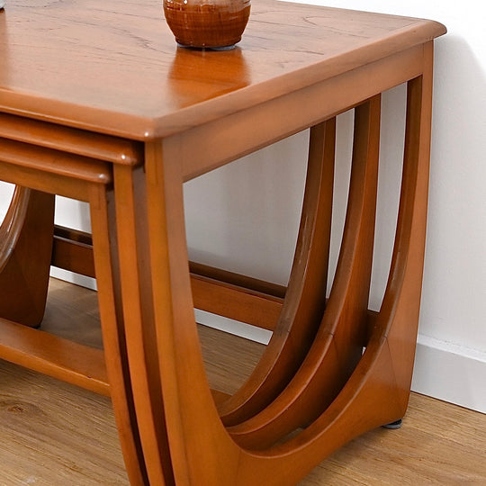 Mid Century Teak Coffee or Nesting Tables by Kalmar