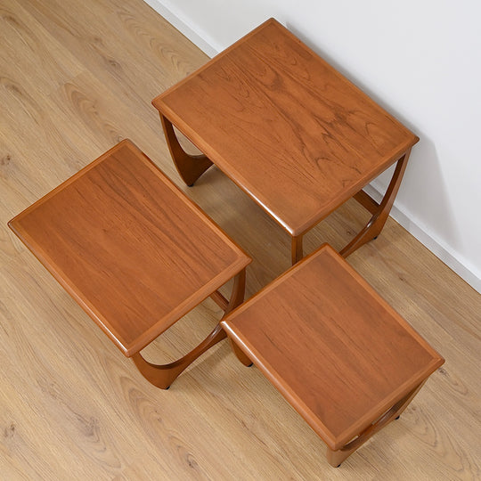 Mid Century Teak Coffee or Nesting Tables by Kalmar