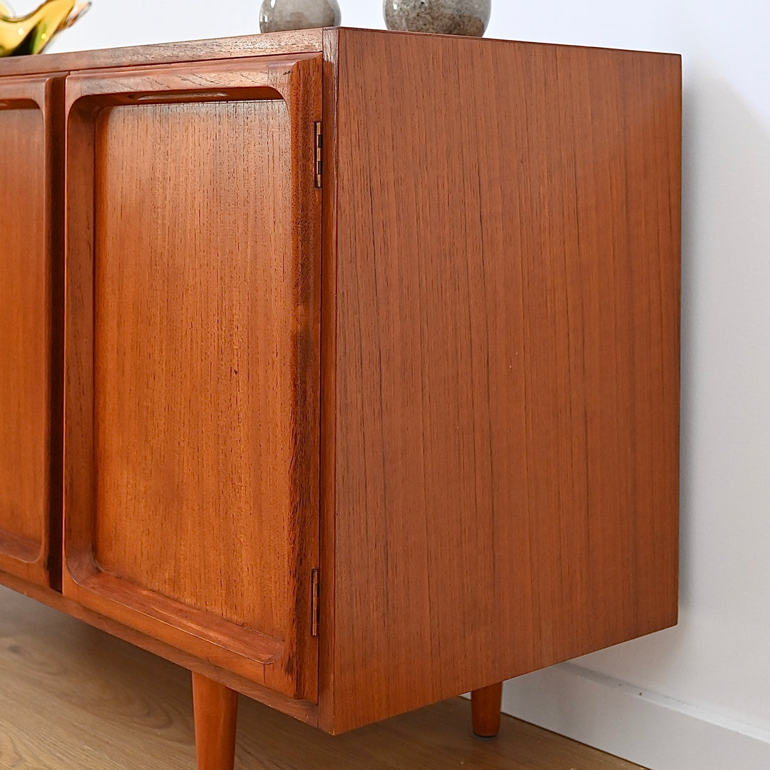 Mid Century Teak Sideboard LP Record Cabinet by Chiswell