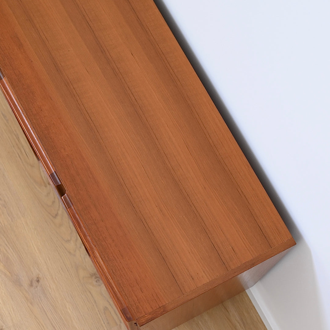 Mid Century Teak Sideboard LP Record Cabinet by Chiswell