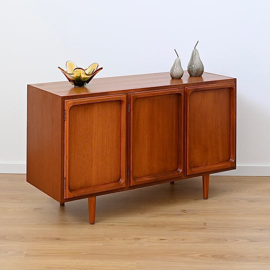 Mid Century Teak Sideboard LP Record Cabinet by Chiswell