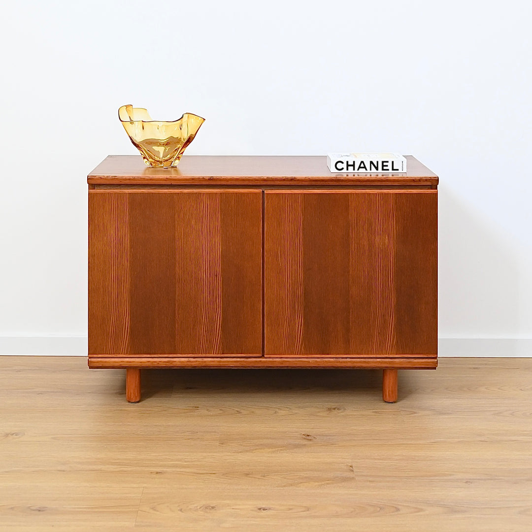 Mid Century Parker Teak Minimalist Sideboard LP Record Cabinet