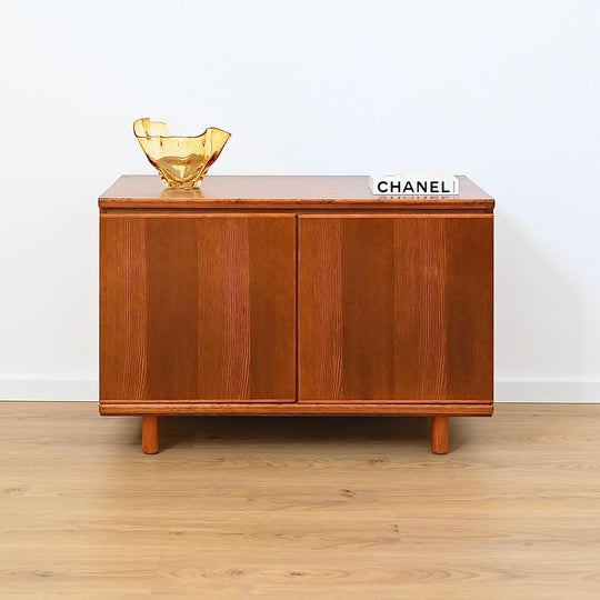 Mid Century Parker Teak Minimalist Sideboard LP Record Cabinet