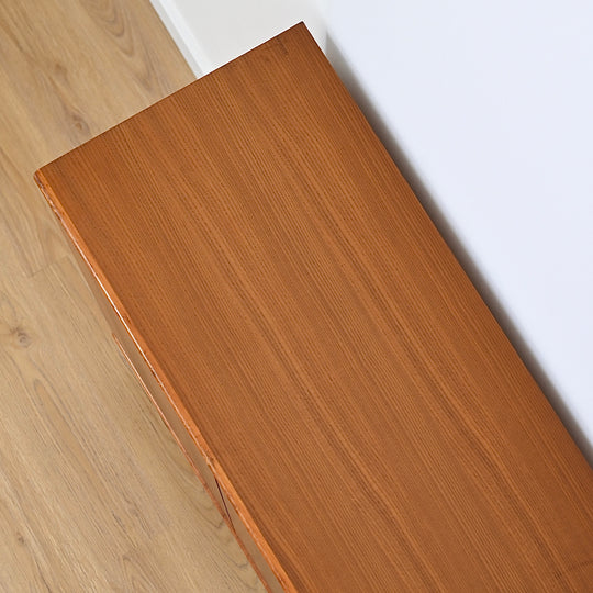 Mid Century Parker Teak Minimalist Sideboard LP Record Cabinet