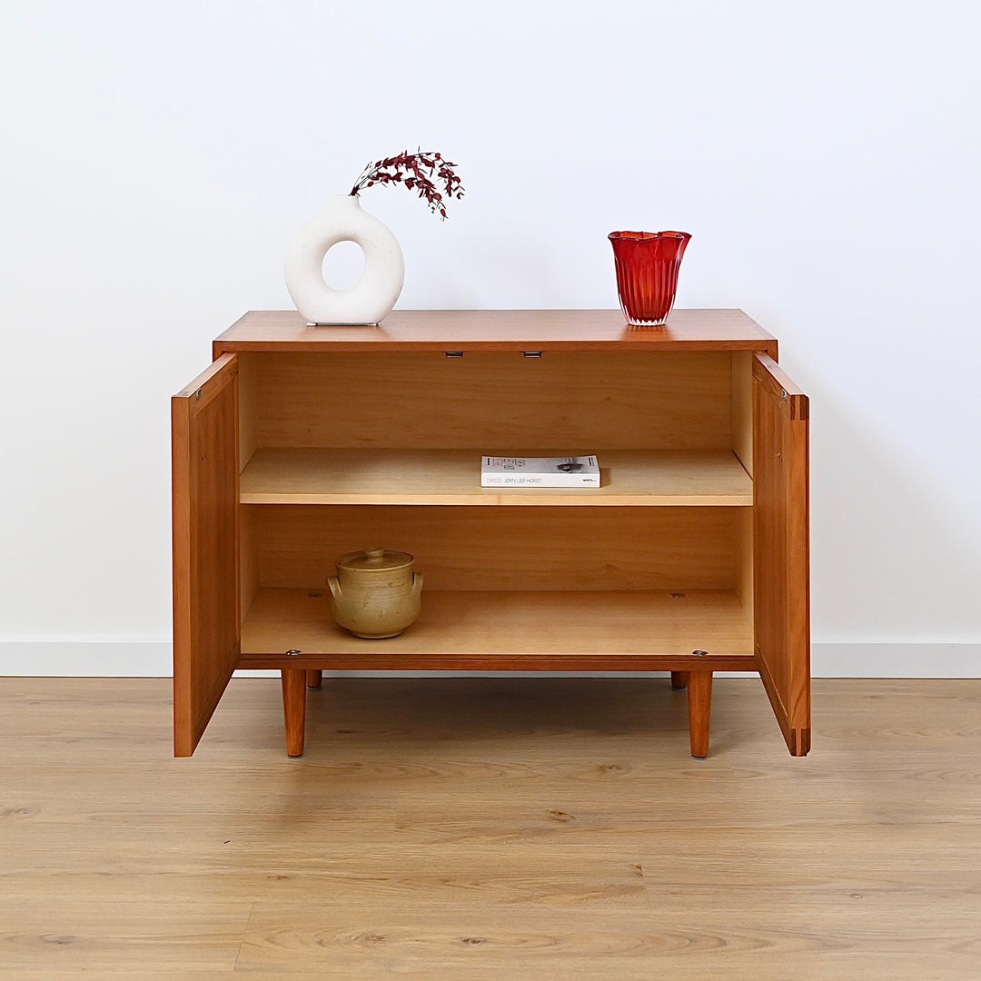 Parker Teak Mid Century Sideboard Record LP Cabinet
