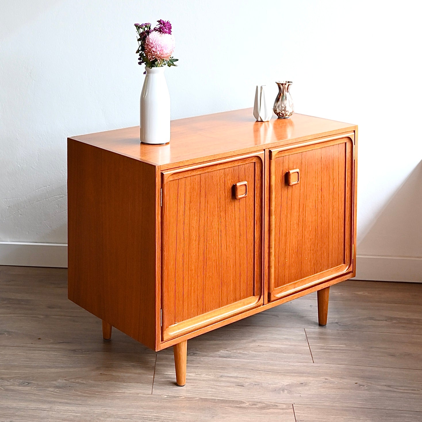 Parker Mid Century Teak Sideboard LP Record Cabinet
