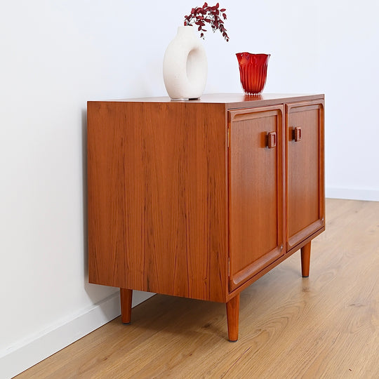 Parker Teak Mid Century Sideboard Record LP Cabinet