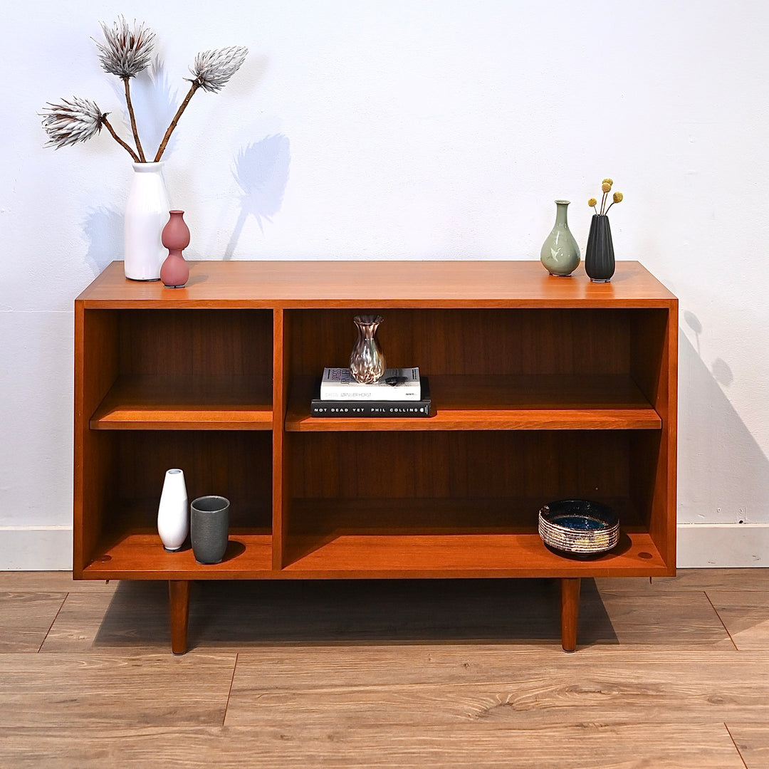 Mid Century Teak Sideboard LP Record Cabinet by Chiswell