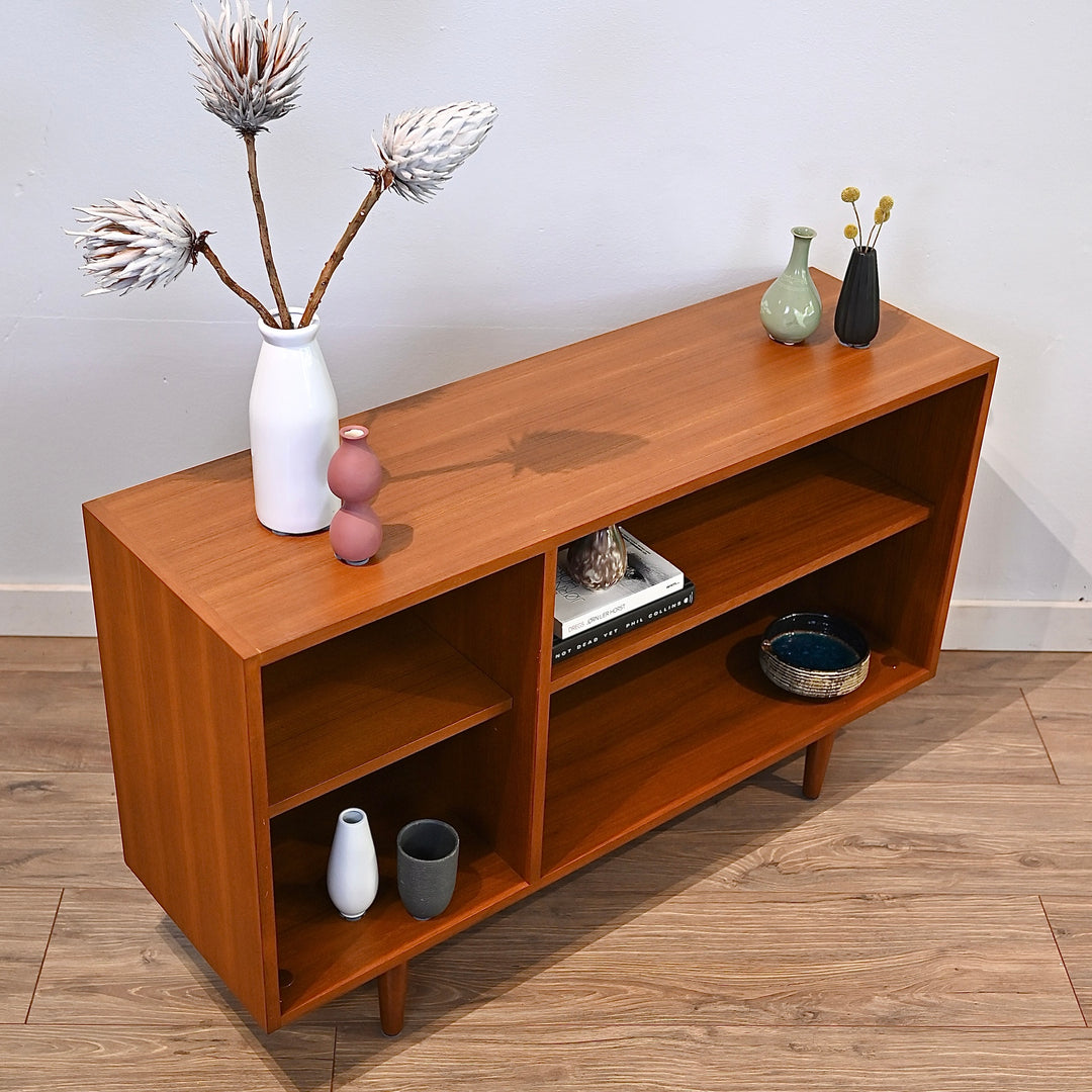 Mid Century Teak Sideboard LP Record Cabinet by Chiswell