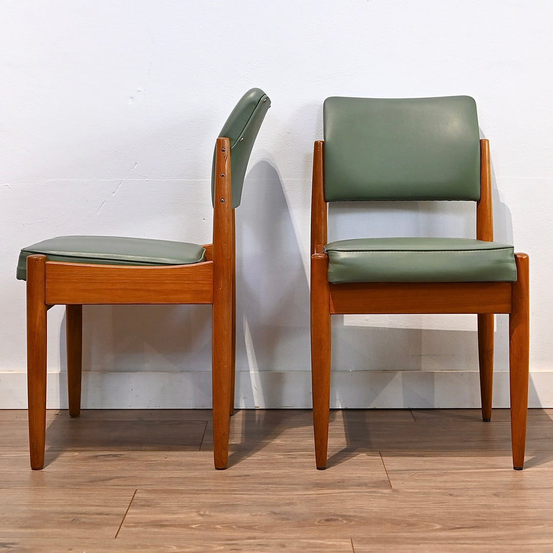 4x Mid Century Teak Chiswell Dining Chairs