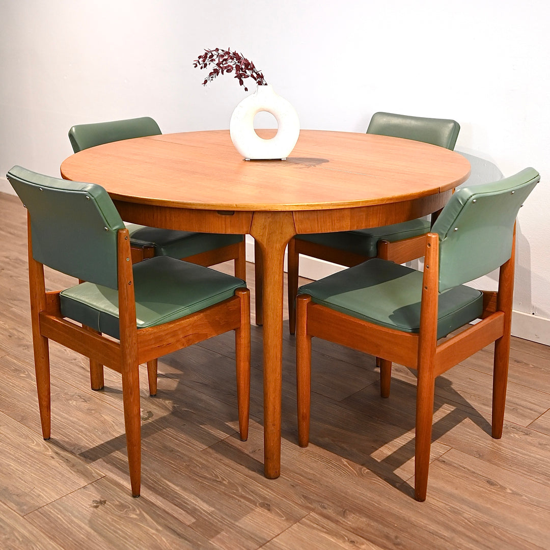 4x Mid Century Teak Chiswell Dining Chairs