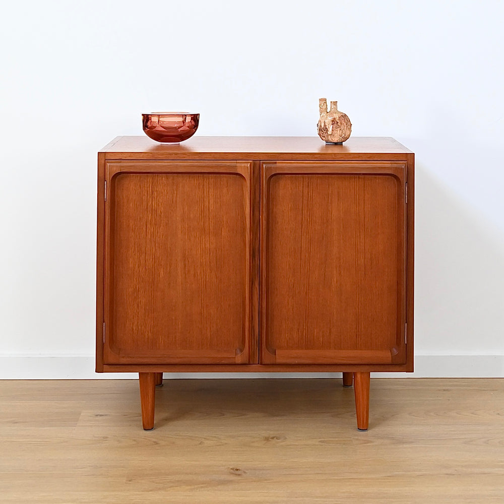 Mid Century Teak Sideboard LP Record Cabinet by Chiswell