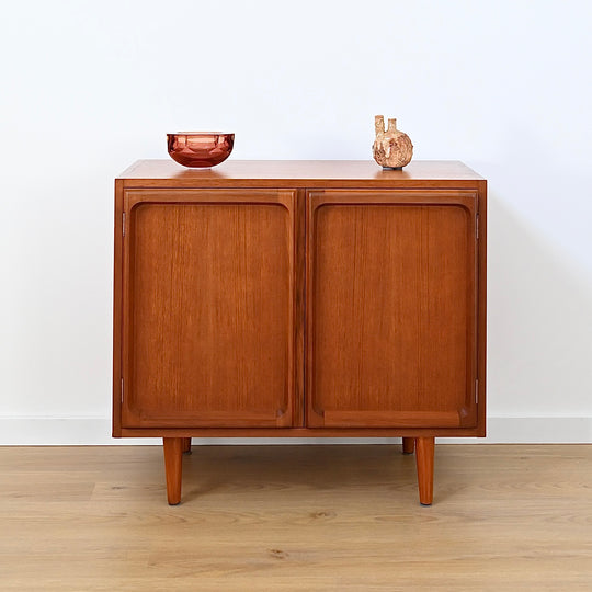 Mid Century Teak Sideboard LP Record Cabinet by Chiswell
