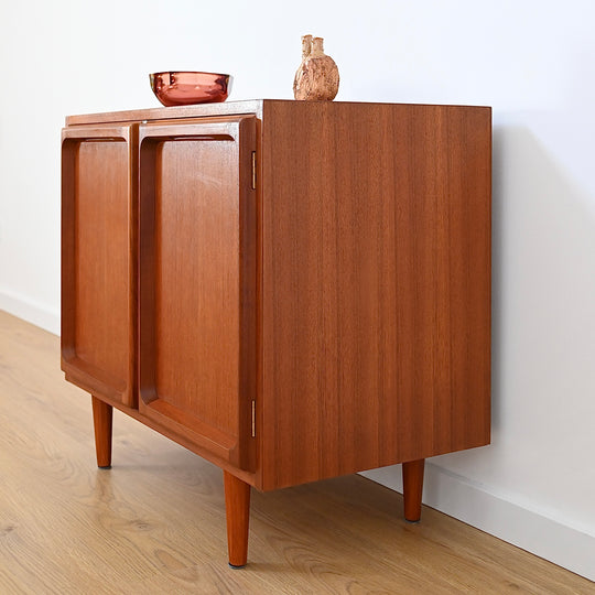 Mid Century Teak Sideboard LP Record Cabinet by Chiswell