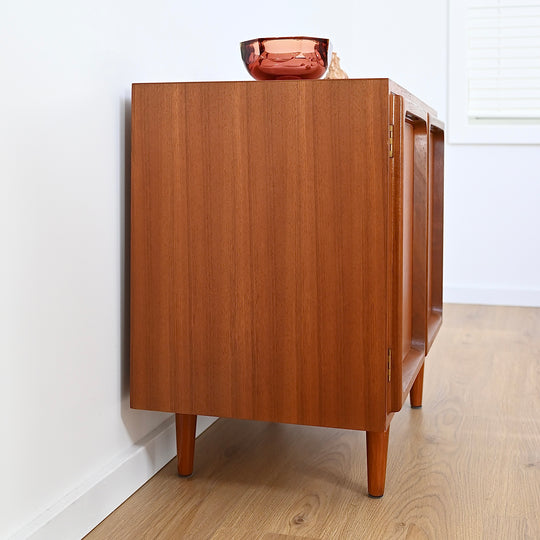 Mid Century Teak Sideboard LP Record Cabinet by Chiswell