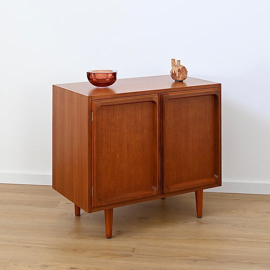 Mid Century Teak Sideboard LP Record Cabinet by Chiswell