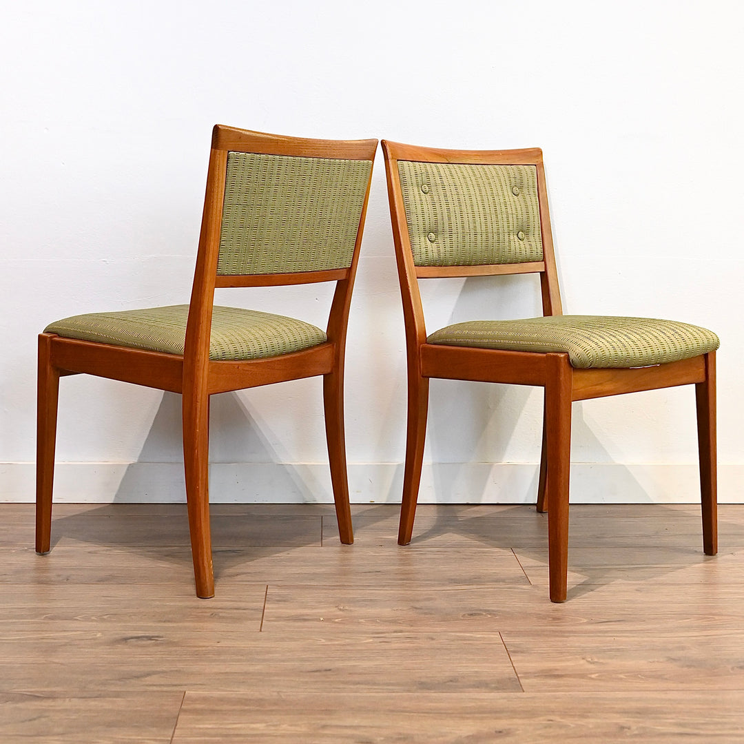 6x Parker Mid Century Teak Dining Chairs