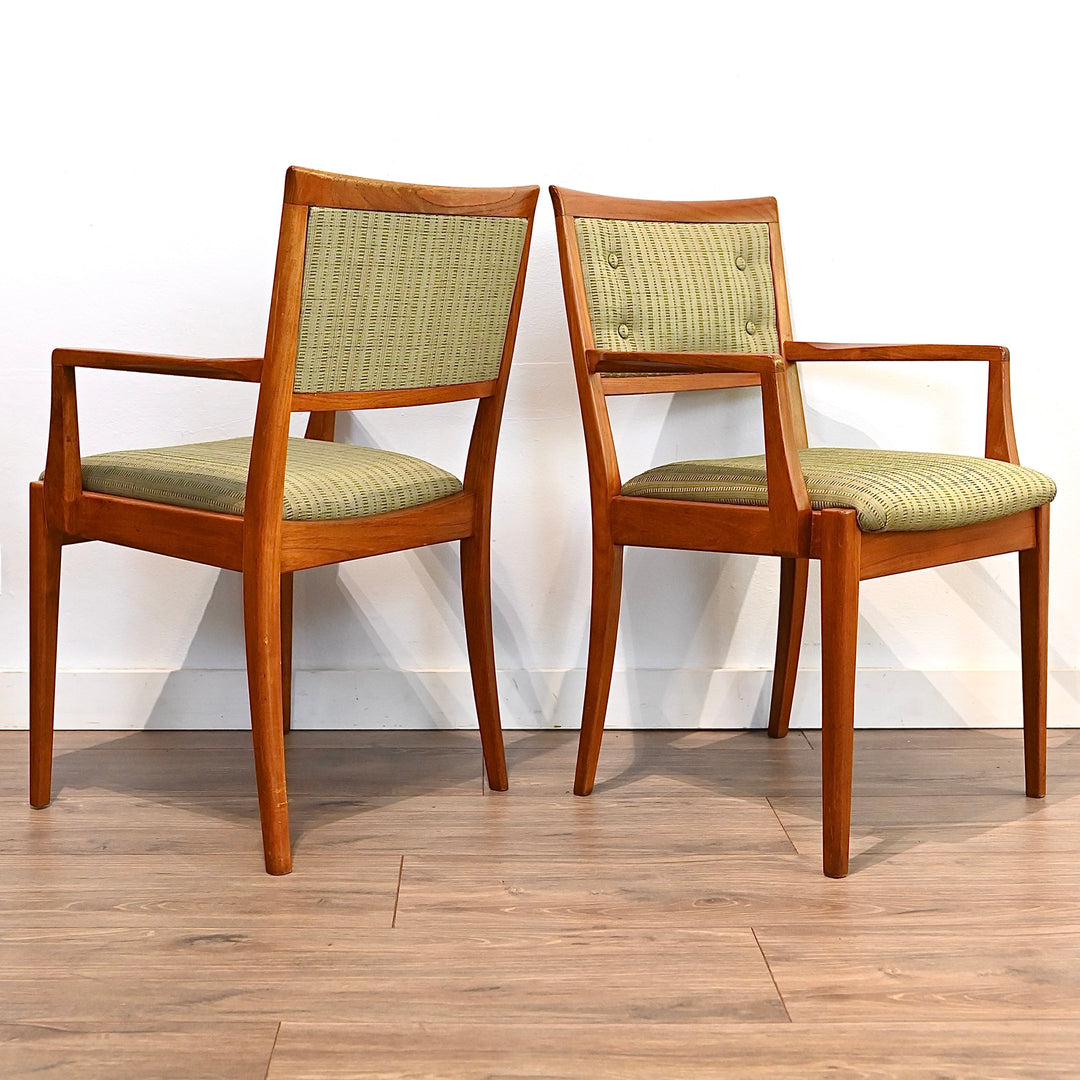 6x Parker Mid Century Teak Dining Chairs