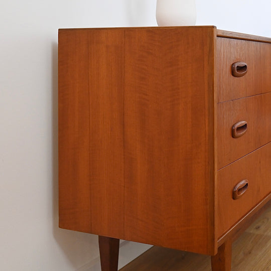 Parker Nordic Teak Dresser Drawers Low Boy