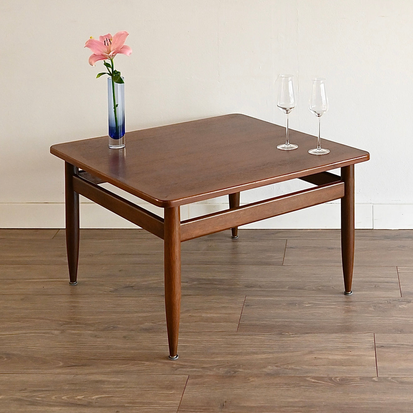 Mid Century Teak Coffee Table by Cressy