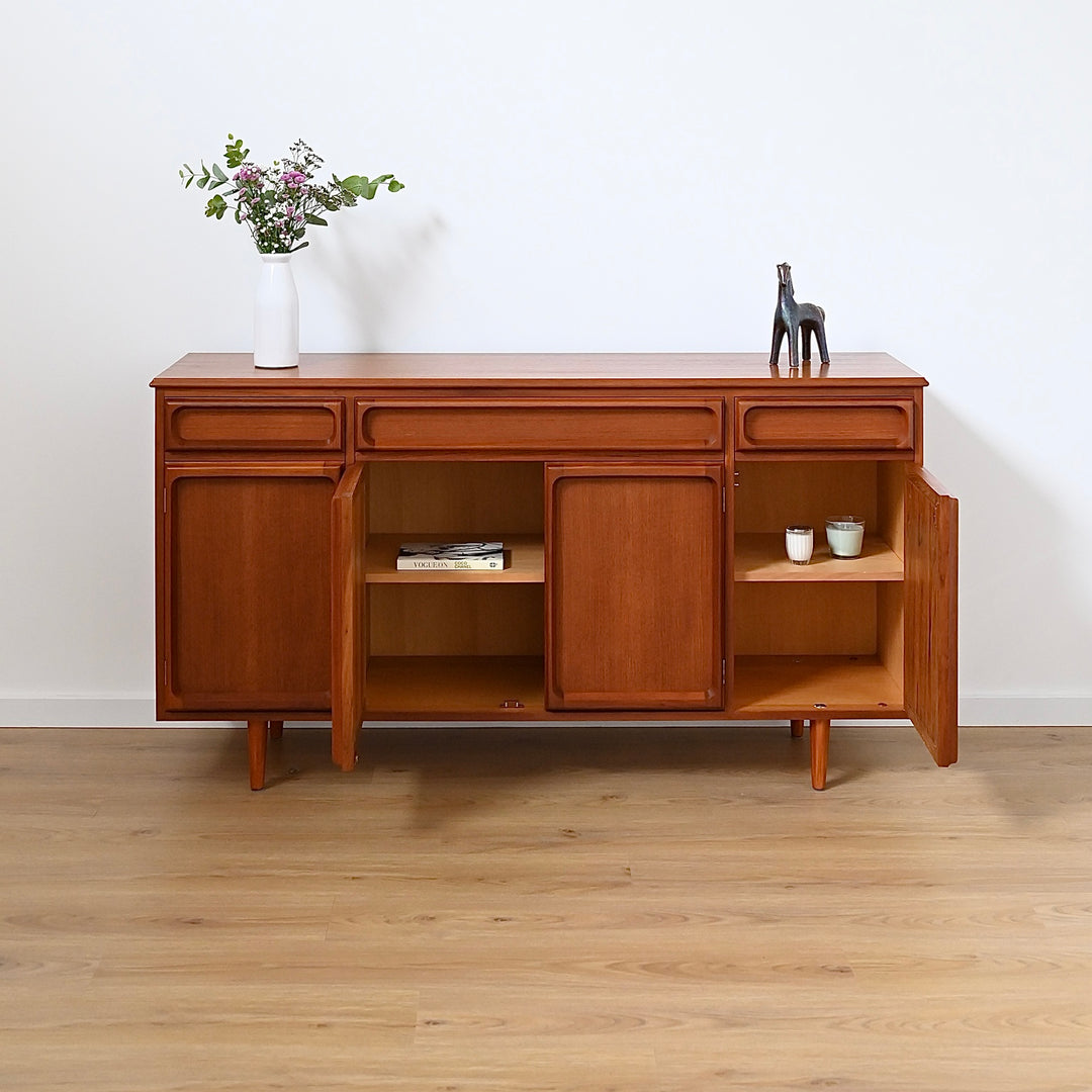 Mid Century Teak Sideboard Buffet by Chiswell