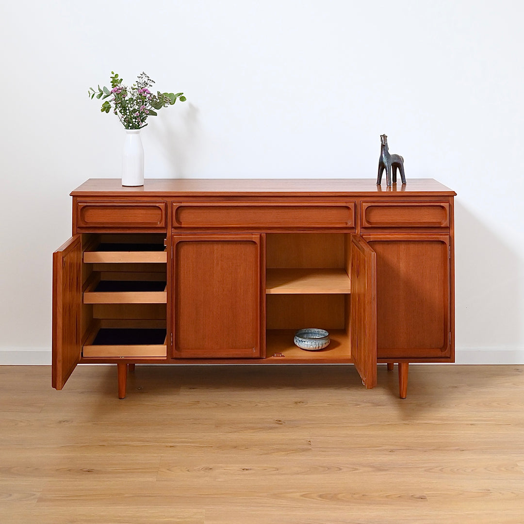 Mid Century Teak Sideboard Buffet by Chiswell