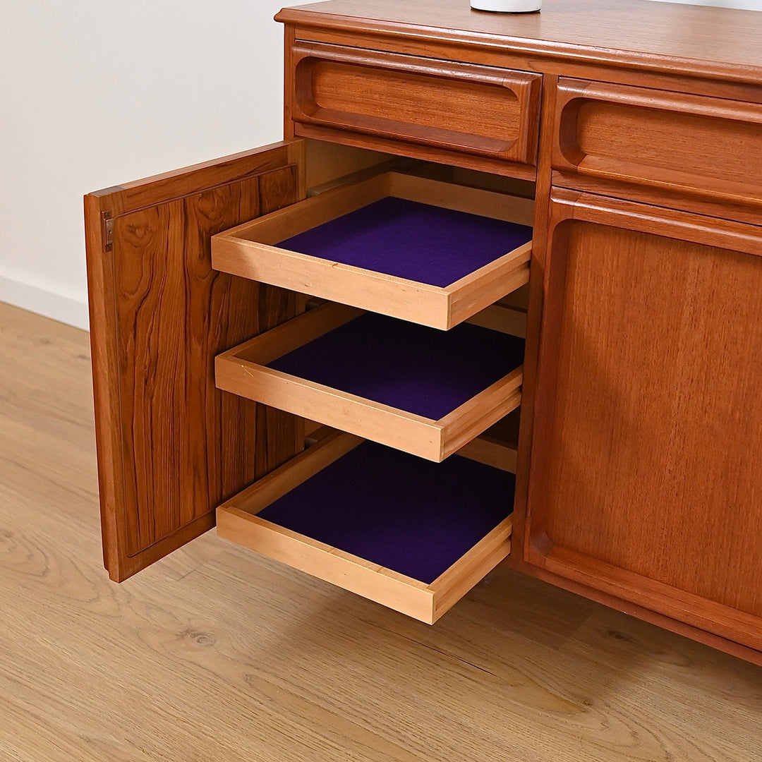 Mid Century Teak Sideboard Buffet by Chiswell