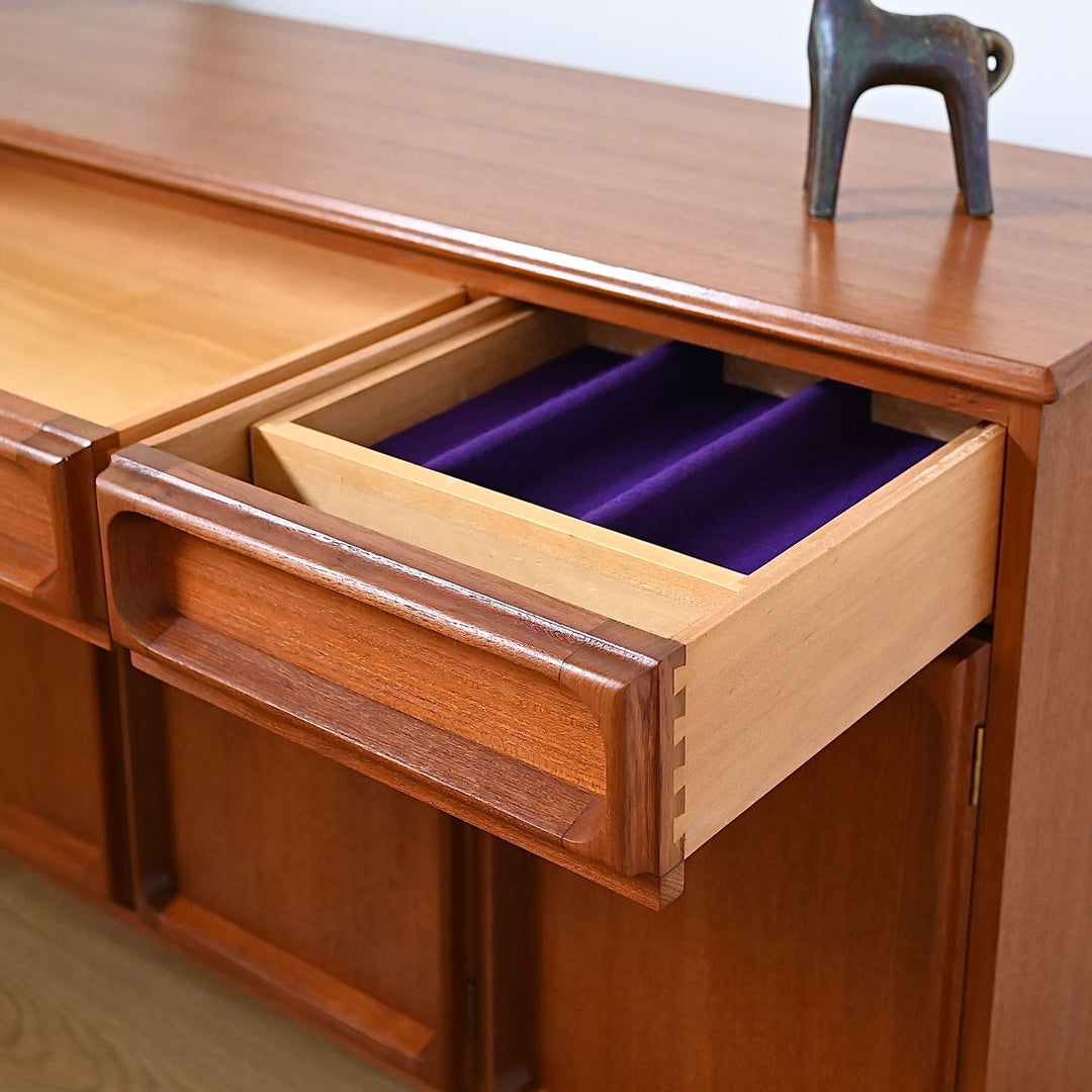 Mid Century Teak Sideboard Buffet by Chiswell