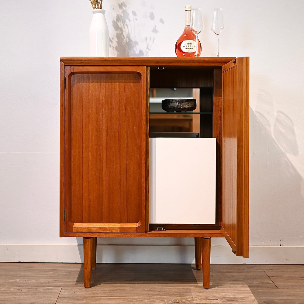 Mid Century Teak Sideboard Display Cabinet by Chiswell