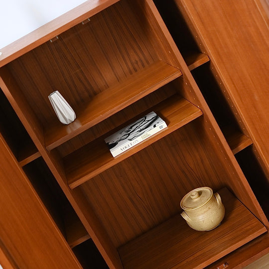 Mid Century Teak Sideboard Cabinet LP HIFI Cabinet by Chiswell
