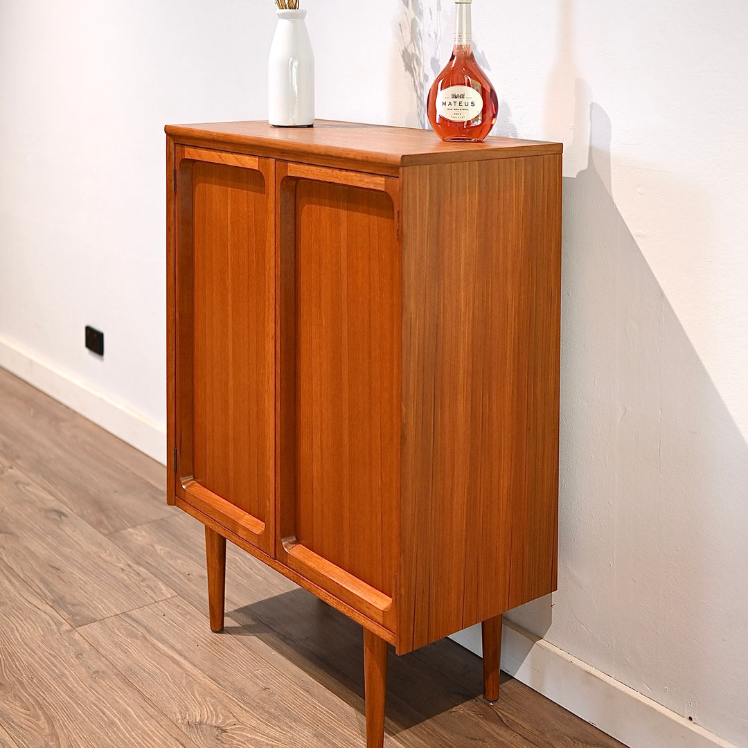 Mid Century Teak Sideboard Display Cabinet by Chiswell