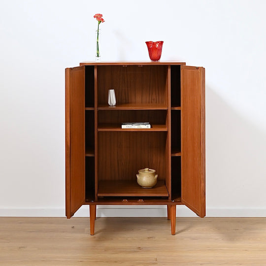 Mid Century Teak Sideboard Cabinet LP HIFI Cabinet by Chiswell