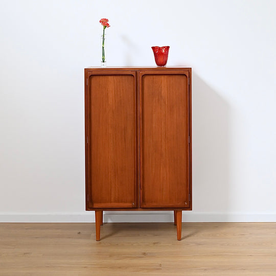 Mid Century Teak Sideboard Cabinet LP HIFI Cabinet by Chiswell
