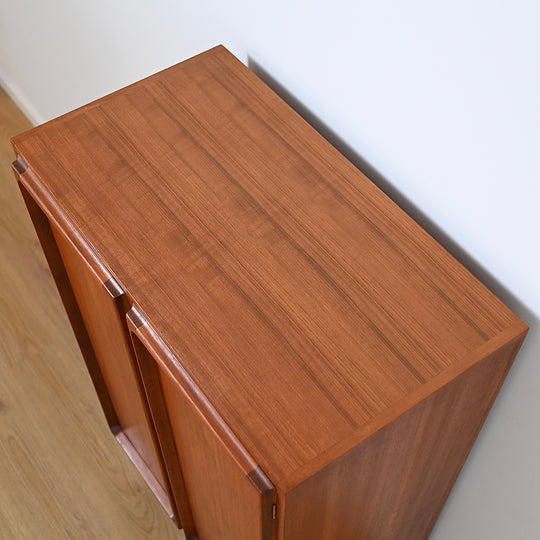 Mid Century Teak Sideboard Cabinet LP HIFI Cabinet by Chiswell