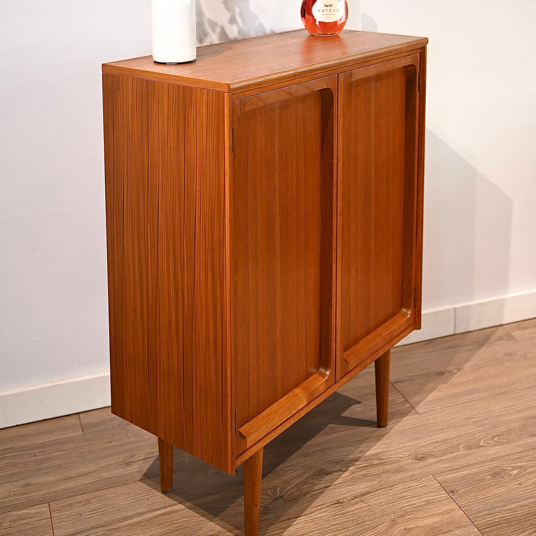 Mid Century Teak Sideboard Display Cabinet by Chiswell