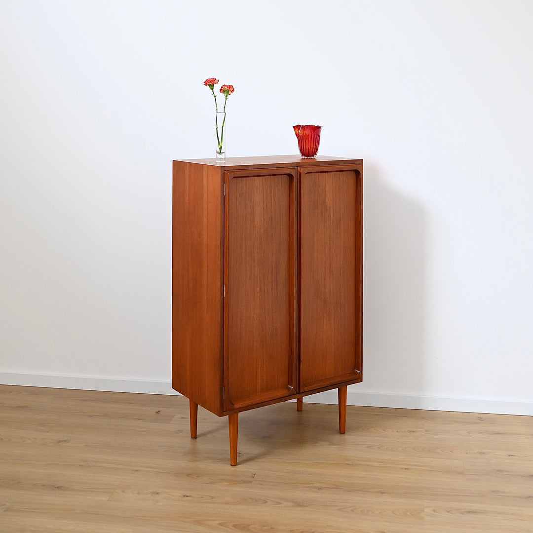 Mid Century Teak Sideboard Cabinet LP HIFI Cabinet by Chiswell