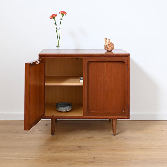 Mid Century Teak Sideboard LP Record Cabinet by Chiswell