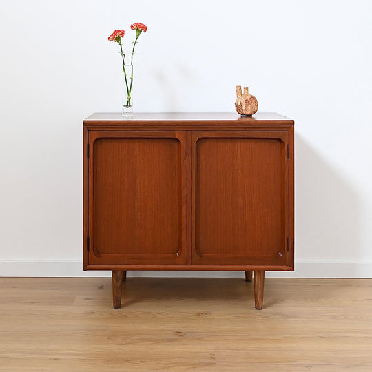 Mid Century Teak Sideboard LP Record Cabinet by Chiswell