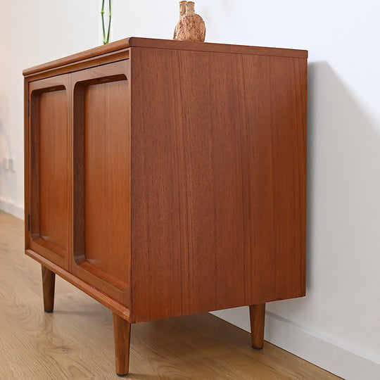 Mid Century Teak Sideboard LP Record Cabinet by Chiswell