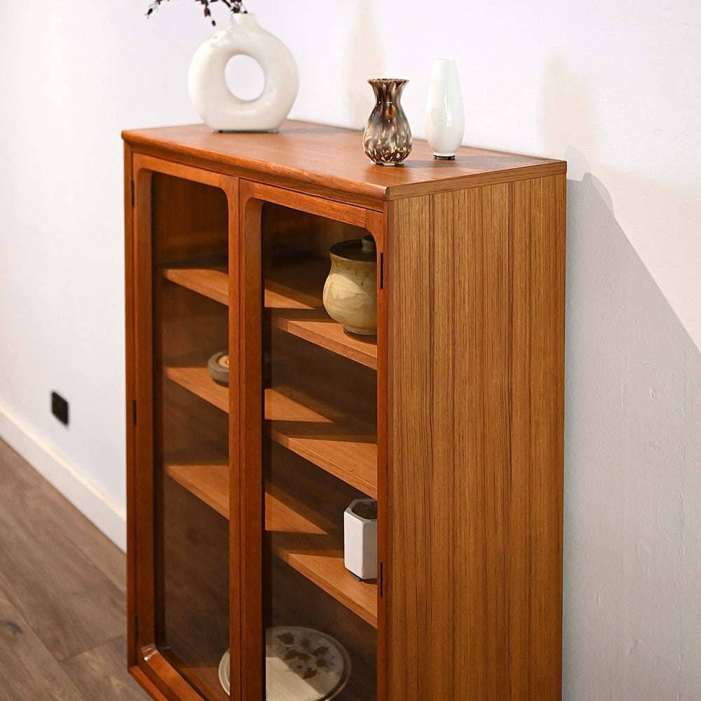 Mid Century Teak Sideboard Cabinet Bookcase Bar Cabinet Storage by Chiswell