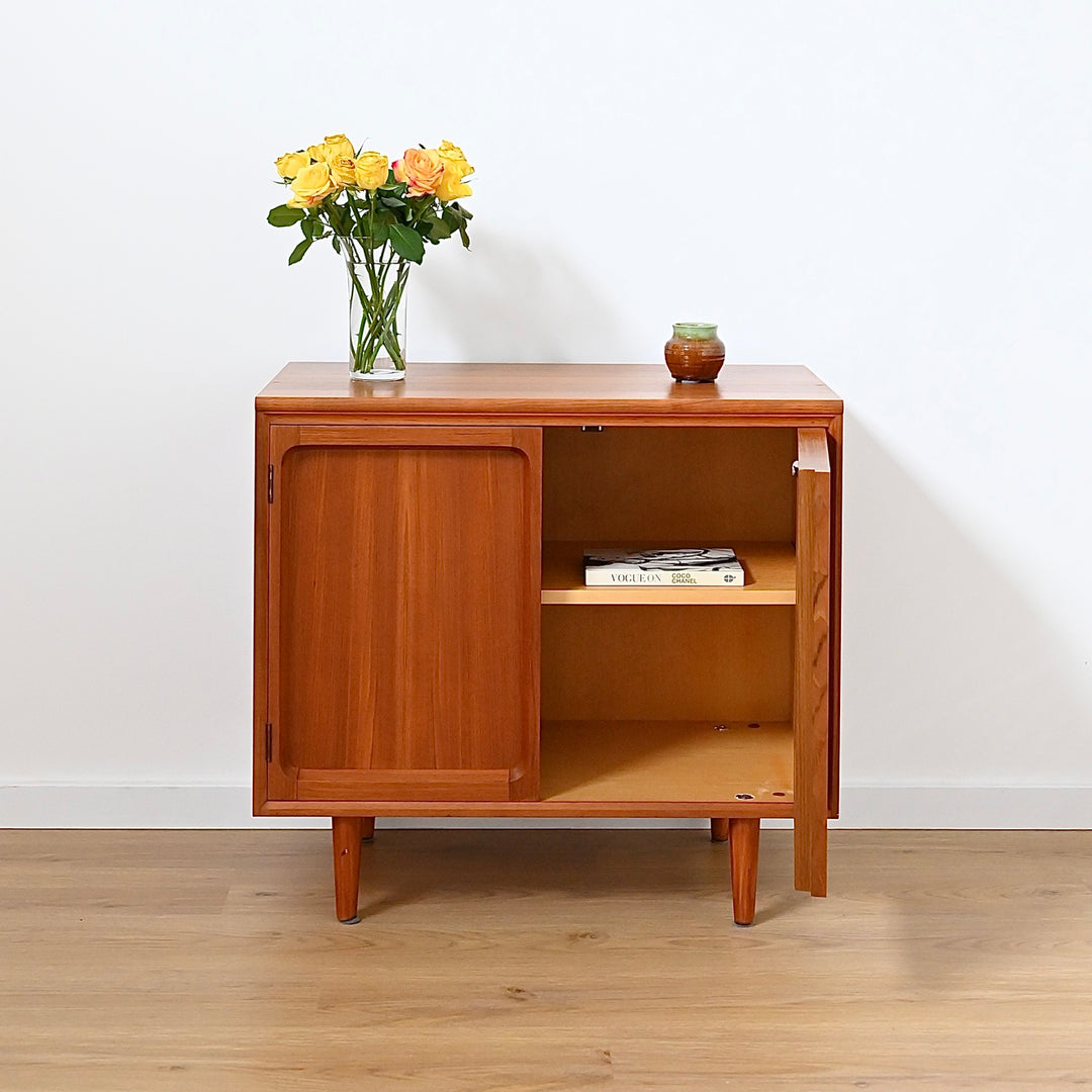 Mid Century Teak Sideboard LP Record Cabinet by Chiswell