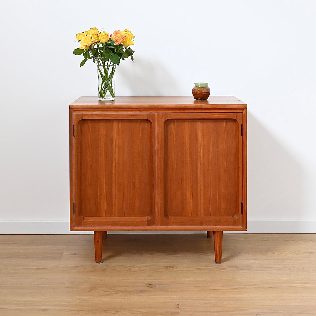 Mid Century Teak Sideboard LP Record Cabinet by Chiswell